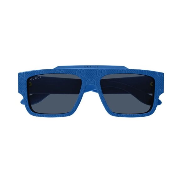 NEW GUCCI SUNGLASSES BLUE MEN EYEWEAR GUCCI GG1460S 008 - Picture 2 of 3